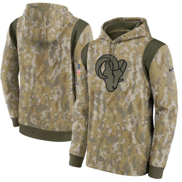 Exceptional Los Angeles Rams Camo 2021 Salute To Service Therma Performance Pullover Hoodie Sports fans this is your chance Order soon to support the Rams