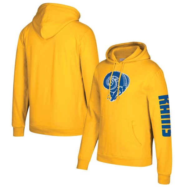 Amazing Los Angeles Rams Mitchell & Ness Classic Team Pullover Hoodie Gold Sports fans this is your chance Order soon to support the Rams