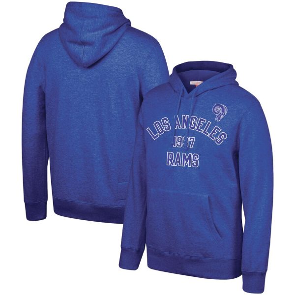 Stunning Los Angeles Rams Mitchell & Ness Team History Pullover Hoodie Blue Retailers boost your inventory Order these popular Rams products