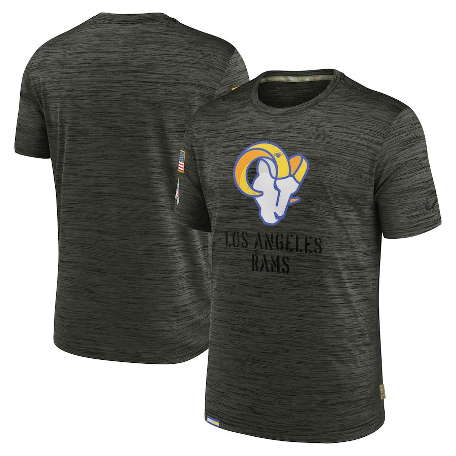Superb Los Angeles Rams 2022 Salute to Service Velocity Team T Shirt Brown For a short time available Don't miss your chance to own Rams clothing