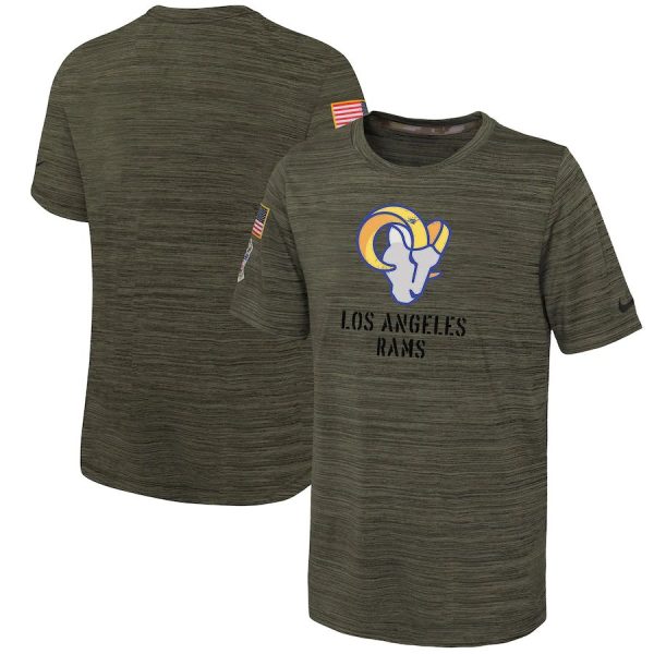 Fantastic Los Angeles Rams Youth 2022 Salute To Service Velocity T Shirt Olive Hurry Exclusive offer Place your order for Rams gear immediately