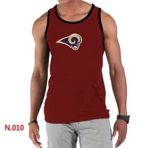 Stunning Men's  NFL Los Angeles Rams Sideline Legend Authentic Logo Tank Top Red Sports enthusiasts Seize the opportunity Order your Rams merchandise