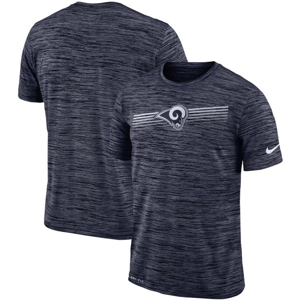 HighQuality Los Angeles Rams Sideline Velocity Performance T Shirt Heathered Navy Sports enthusiasts Seize the opportunity Order your Rams merchandise