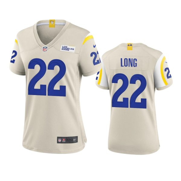 HighQuality Los Angeles Rams #22 David Long Women's Game NFL Jersey Bone Sports enthusiasts Seize the opportunity Order your Rams merchandise