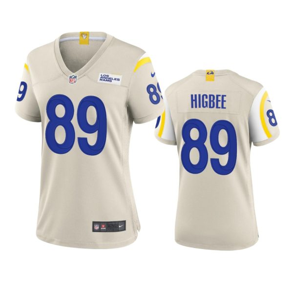 Superb Los Angeles Rams #89 Tyler Higbee Women's Game NFL Jersey Bone Sports fans this is your chance Order soon to support the Rams