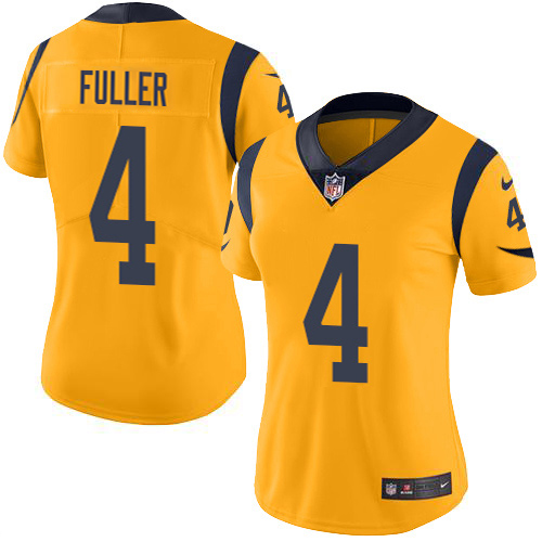 Fantastic Rams #4 Jordan Fuller Gold Women's Stitched NFL Limited Rush Jersey Be among the first to own Order your Rams stuff right away
