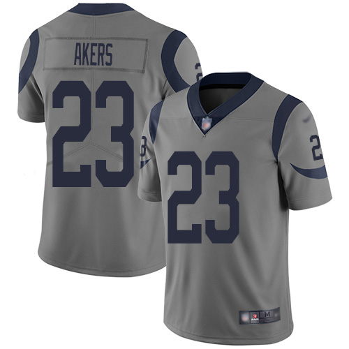 Stunning Rams #23 Cam Akers Gray Youth Stitched NFL Limited Inverted Legend Jersey With high demand Order now to wear your Rams pride