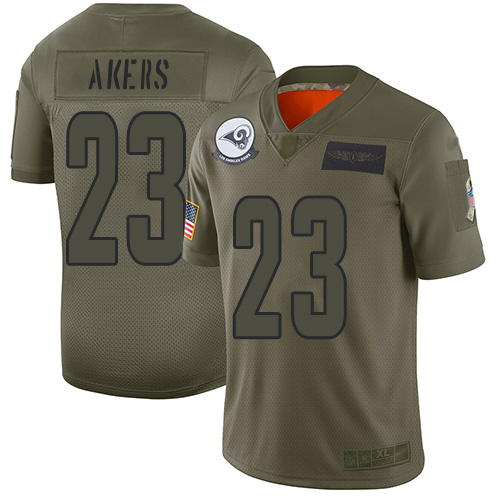 Fantastic Rams #23 Cam Akers Camo Youth Stitched NFL Limited 2019 Salute To Service Jersey Be among the first to own Order your Rams stuff right away