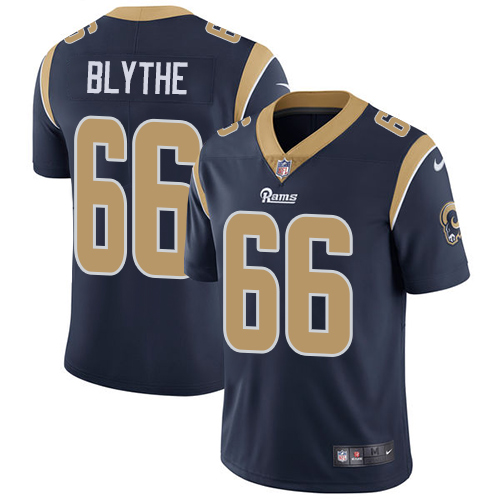 Outstanding Rams #66 Austin Blythe Navy Blue Team Color Youth Stitched NFL Vapor Untouchable Limited Jersey Collectors this is a must have Add this Rams item to your collection