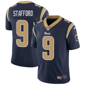 Gorgeous Los Angeles Rams #9 Matthew Stafford Navy Blue Team Color Youth Stitched NFL Vapor Untouchable Limited Jersey Retailers boost your inventory Order these popular Rams products