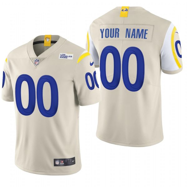 Stunning Los Angeles Rams Custom Men's Bone 2020 Vapor Untouchable Limited NFL Jersey Be among the first to own Order your Rams stuff right away