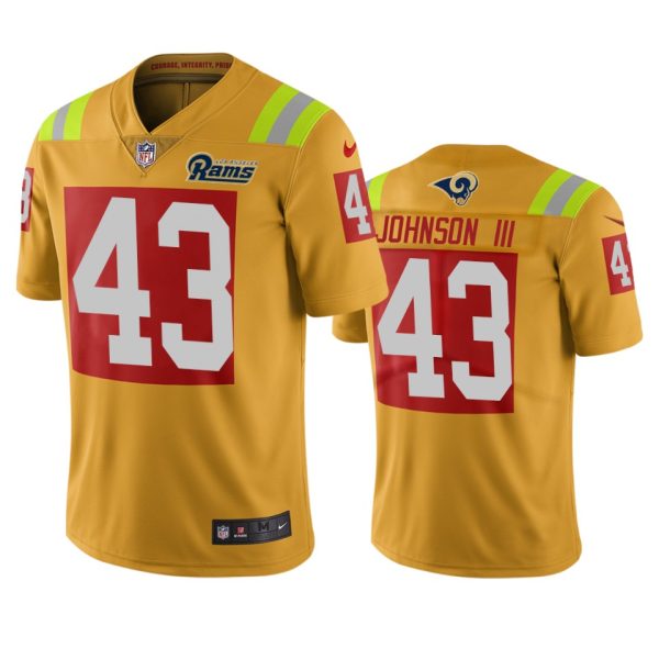 Amazing Los Angeles Rams #43 John Johnson Gold Vapor Limited City Edition NFL Jersey Sports enthusiasts Seize the opportunity Order your Rams merchandise