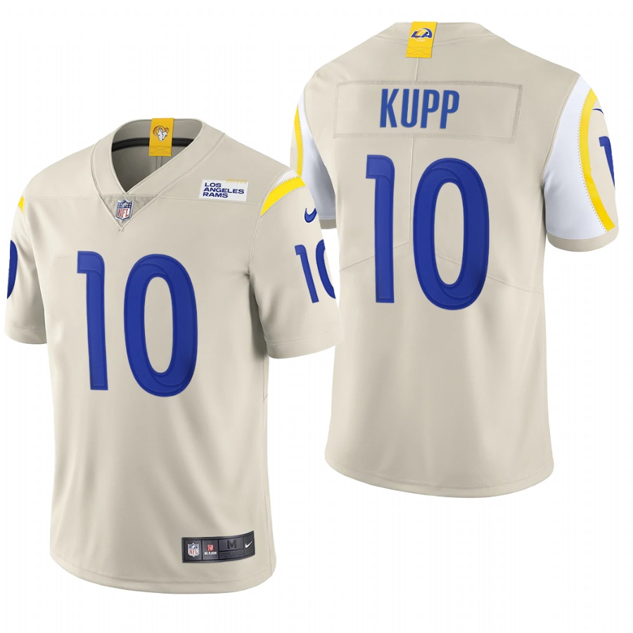 Amazing Los Angeles Rams #10 Cooper Kupp Men's Bone 2020 Vapor Untouchable Limited NFL Jersey Retailers boost your inventory Order these popular Rams products