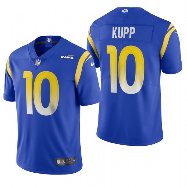 HighQuality Los Angeles Rams #10 Cooper Kupp Men's Royal 2020 Vapor Untouchable Limited NFL Jersey With high demand Order now to wear your Rams pride