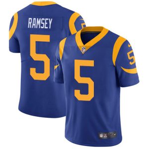 HighQuality Rams #5 Jalen Ramsey Royal Blue Alternate Men's Stitched NFL Vapor Untouchable Limited Jersey Collectors this is a must have Add this Rams item to your collection