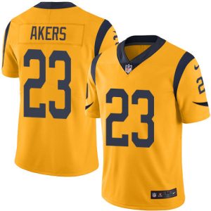 Stunning Rams #23 Cam Akers Gold Men's Stitched NFL Limited Rush Jersey Act fast Only a few left Secure your Rams apparel today
