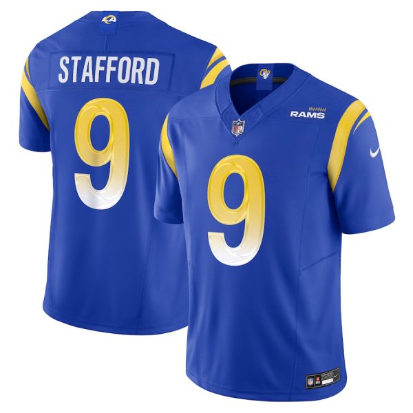 Superb Los Angeles Rams #9 Matthew Stafford Men's Royal Vapor F.U.S.E. Limited Jersey Hurry Exclusive offer Place your order for Rams gear immediately