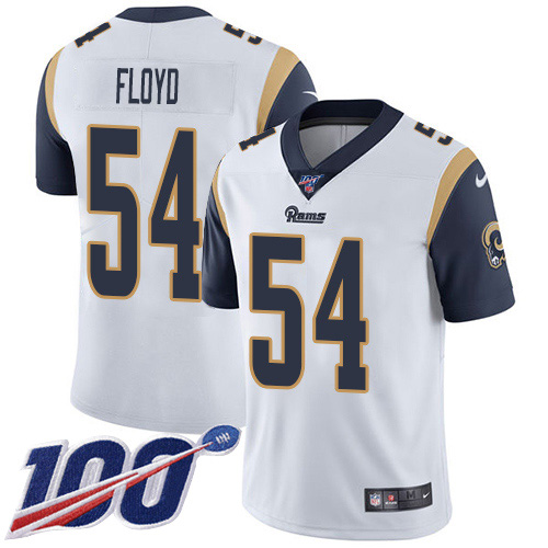Amazing Rams #54 Leonard Floyd White Men's Stitched NFL 100th Season Vapor Untouchable Limited Jersey Hurry Exclusive offer Place your order for Rams gear immediately