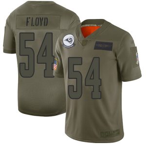 Exceptional Rams #54 Leonard Floyd Camo Men's Stitched NFL Limited 2019 Salute To Service Jersey For a short time available Don't miss your chance to own Rams clothing