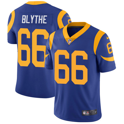 Exceptional Rams #66 Austin Blythe Royal Blue Alternate Men's Stitched NFL Vapor Untouchable Limited Jersey Act fast Only a few left Secure your Rams apparel today