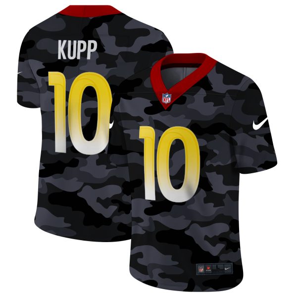Premium Los Angeles Rams #10 Cooper Kupp Men's 2020 Black CAMO Vapor Untouchable Limited Stitched NFL Jersey With high demand Order now to wear your Rams pride