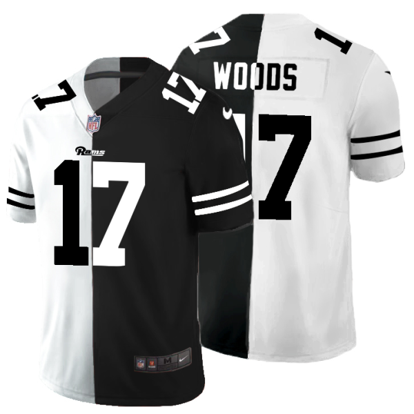 Stunning Los Angeles Rams #17 Robert Woods Men's Black V White Peace Split Vapor Untouchable Limited NFL Jersey Be among the first to own Order your Rams stuff right away