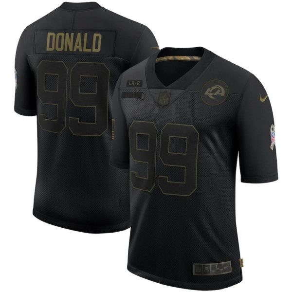 Stunning Los Angeles Rams #99 Aaron Donald 2020 Salute To Service Limited Jersey Black Sports enthusiasts Seize the opportunity Order your Rams merchandise