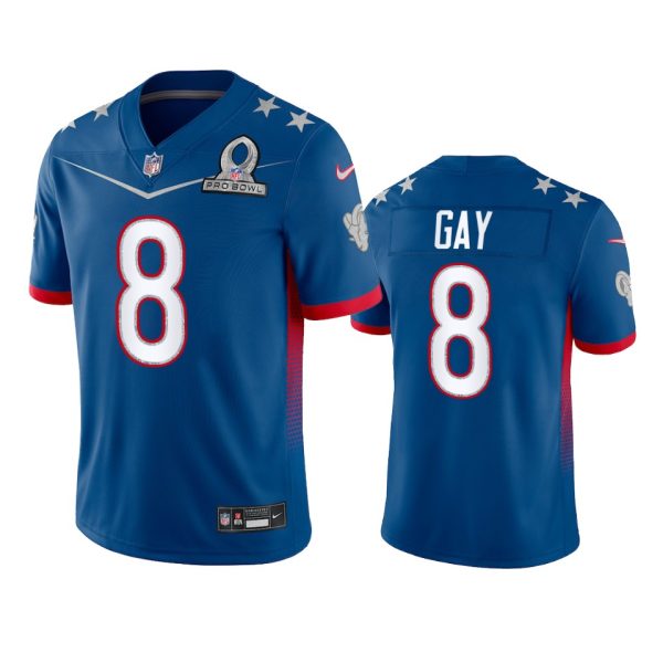 Premium Rams #8 Matt Gay Men's NFL 2022 NFC Pro Bowl Game Jersey Royal Limited stock Order now to show your love for the Rams