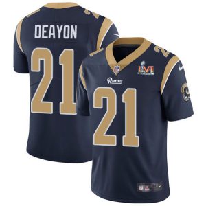 Outstanding Rams #21 Donte Deayon Navy Blue Team Color Super Bowl LVI Patch Men's Stitched NFL Vapor Untouchable Limited Jersey Be among the first to own Order your Rams stuff right away
