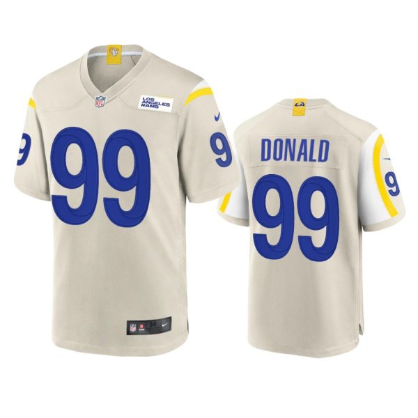 Outstanding Los Angeles Rams #99 Aaron Donald Men's Game NFL Jersey Bone Sports fans this is your chance Order soon to support the Rams