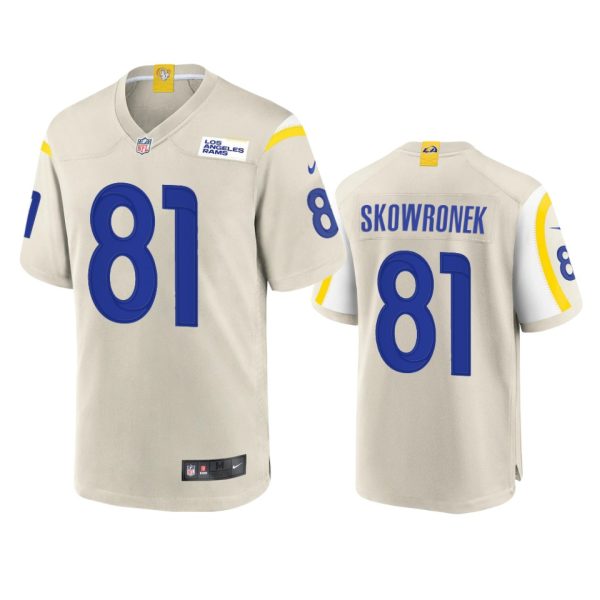 Delightful Los Angeles Rams #81 Ben Skowronek Men's Game NFL Jersey Bone Sports enthusiasts Seize the opportunity Order your Rams merchandise