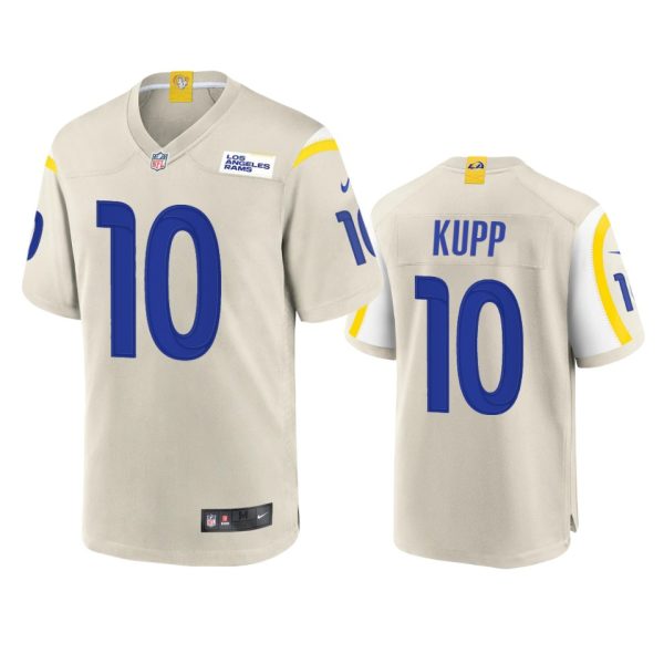 Exceptional Los Angeles Rams #10 Cooper Kupp Men's Game NFL Jersey Bone With high demand Order now to wear your Rams pride