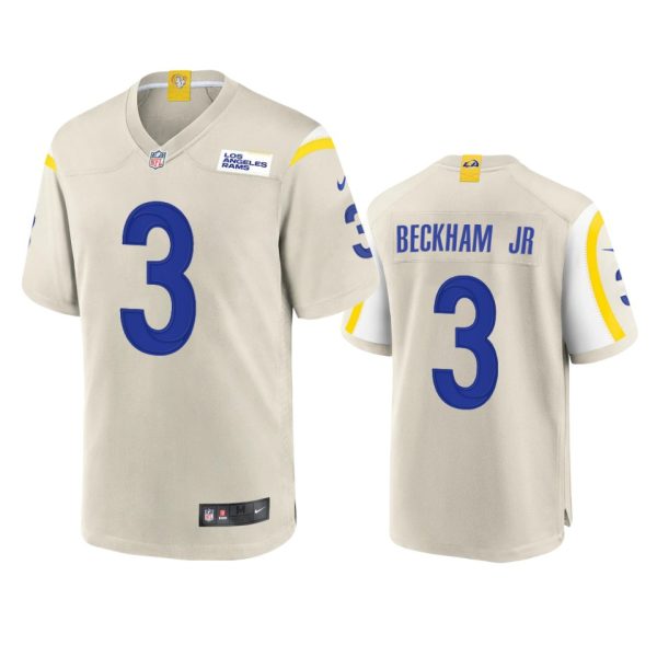 Stunning Los Angeles Rams #3 Odell Beckham Jr. Men's Game NFL Jersey Bone Be among the first to own Order your Rams stuff right away