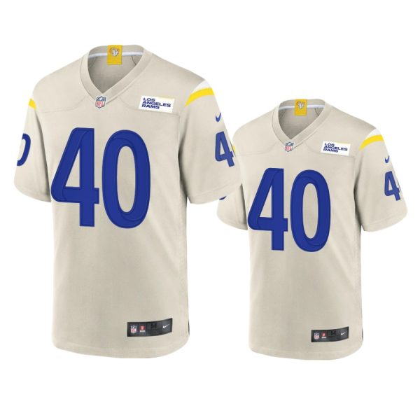 Fantastic Los Angeles Rams #40 Von Miller Men's Game NFL Jersey Bone Sports enthusiasts Seize the opportunity Order your Rams merchandise