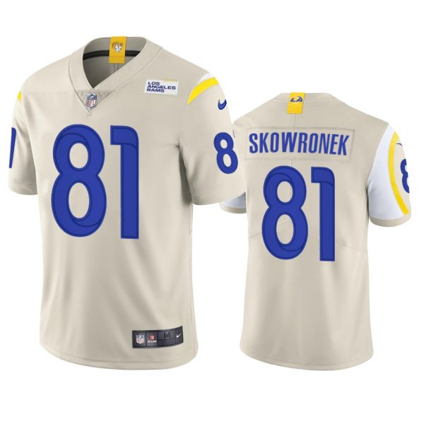 Amazing Los Angeles Rams #81 Ben Skowronek Men's Vapor Limited NFL Jersey Bone Act fast Only a few left Secure your Rams apparel today