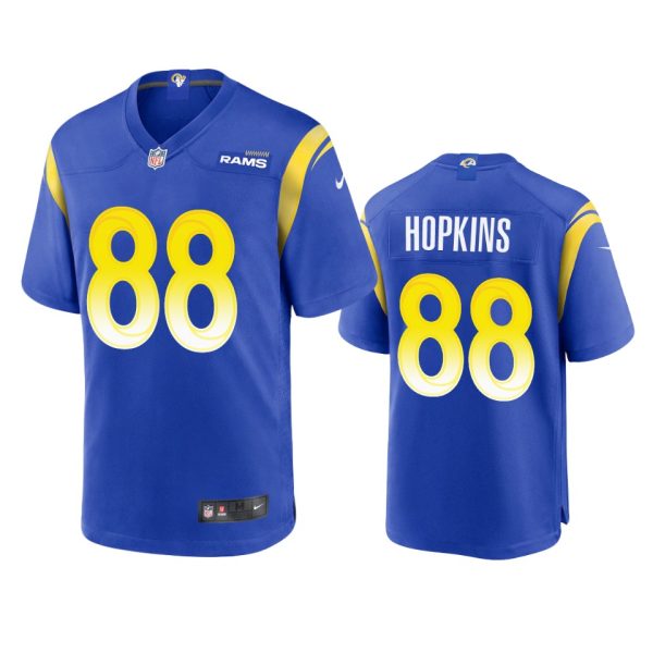 Gorgeous Los Angeles Rams #88 Brycen Hopkins Men's Game NFL Jersey Royal Sports enthusiasts Seize the opportunity Order your Rams merchandise