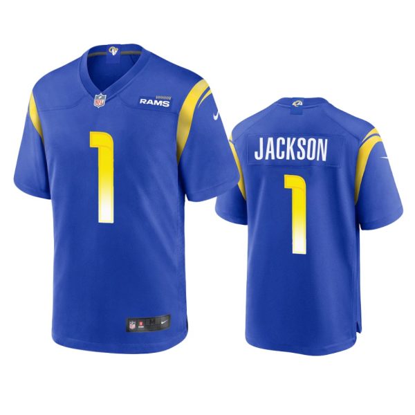 HighQuality Los Angeles Rams #1 Desean Jackson Men's Game NFL Jersey Royal Sports enthusiasts Seize the opportunity Order your Rams merchandise
