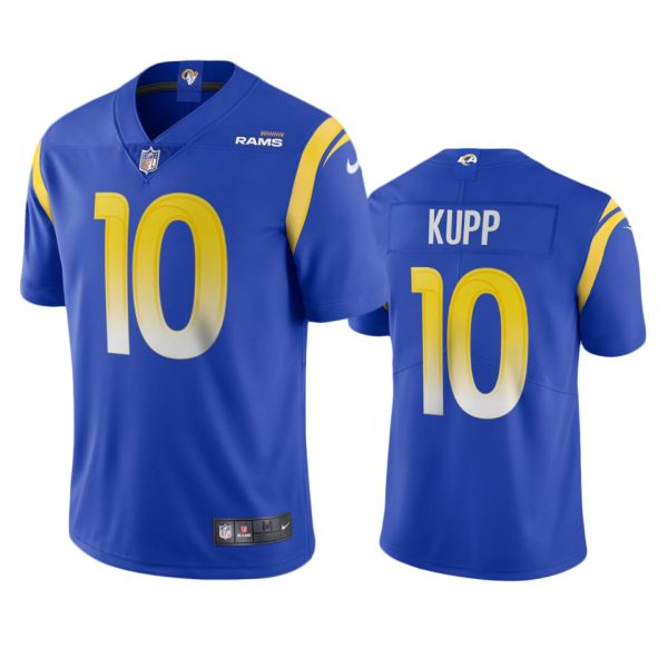 Amazing Los Angeles Rams #10 Cooper Kupp Men's Vapor Limited NFL Jersey Royal For a short time available Don't miss your chance to own Rams clothing