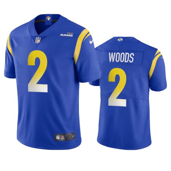 HighQuality Los Angeles Rams #2 Robert Woods Men's Vapor Limited NFL Jersey Royal Act fast Only a few left Secure your Rams apparel today