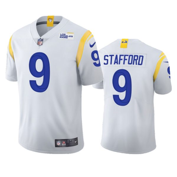 Amazing Los Angeles Rams #9 Matthew Stafford Men's 2021 Vapor Limited NFL Jersey White Act fast Only a few left Secure your Rams apparel today