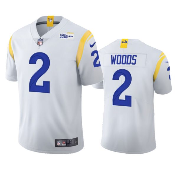 Premium Los Angeles Rams #2 Robert Woods Men's 2021 Vapor Limited NFL Jersey White Sports enthusiasts Seize the opportunity Order your Rams merchandise