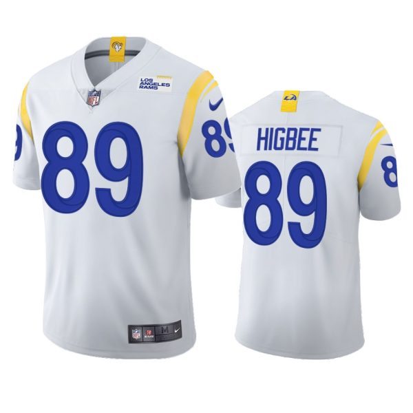 Outstanding Los Angeles Rams #89 Tyler Higbee Men's 2021 Vapor Limited NFL Jersey White With high demand Order now to wear your Rams pride