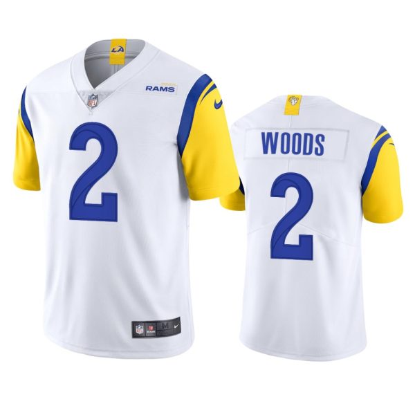 Fantastic Los Angeles Rams #2 Robert Woods Men's Alternate Vapor Limited NFL Jersey White Collectors this is a must have Add this Rams item to your collection