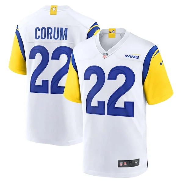 Outstanding Blake Corum Los Angeles Rams Nike Game Jersey White Limited stock Order now to show your love for the Rams