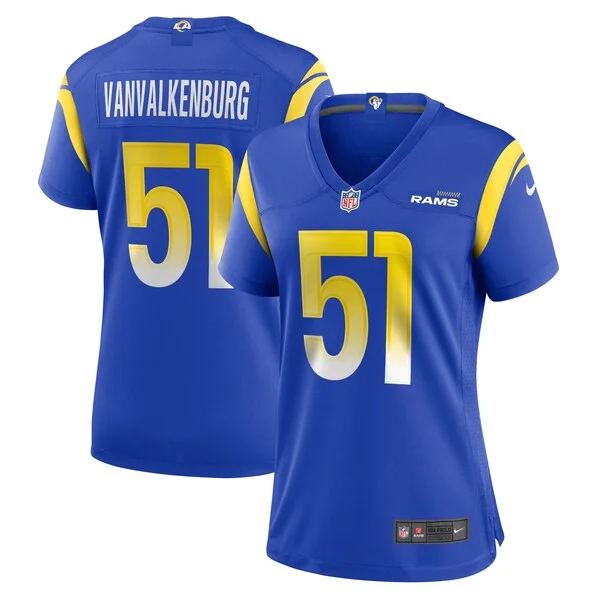 Stunning Zach VanValkenburg Los Angeles Rams Nike Women's Team Game Jersey Royal For a short time available Don't miss your chance to own Rams clothing