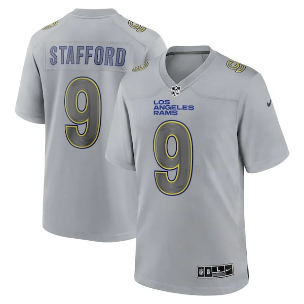 Superb Matthew Stafford Los Angeles Rams Nike Atmosphere Fashion Game Jersey Gray For a short time available Don't miss your chance to own Rams clothing