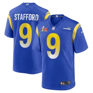 Amazing Matthew Stafford Los Angeles Rams Nike Super Bowl LVI Bound Game Patch Jersey   Royal Sports enthusiasts Seize the opportunity Order your Rams merchandise