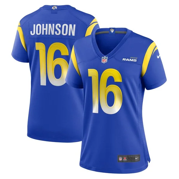 Stunning Tyler Johnson Los Angeles Rams Nike Women's Team Game Jersey Royal With high demand Order now to wear your Rams pride