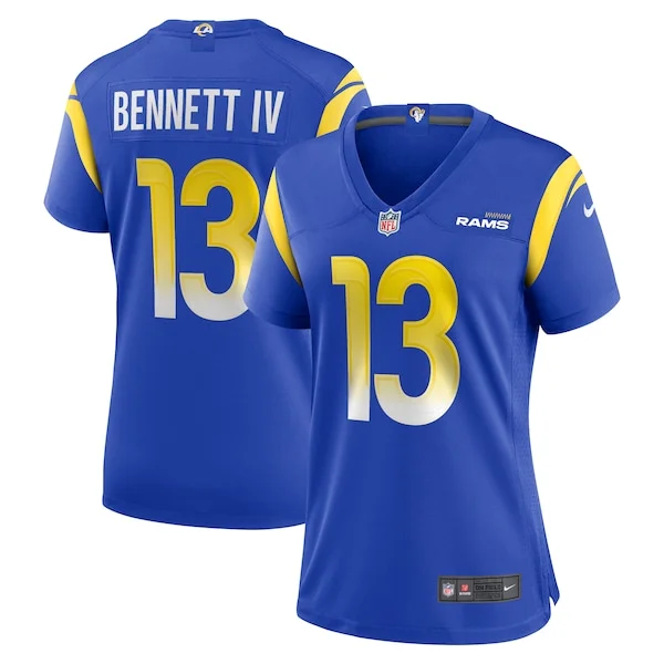 Gorgeous Stetson Bennett Los Angeles Rams Nike Women's Team Game Jersey Royal Sports fans this is your chance Order soon to support the Rams