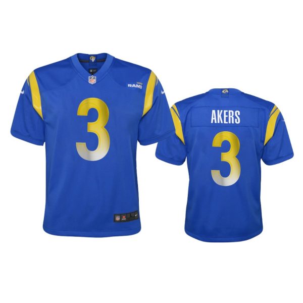 Superb Los Angeles Rams #3 Cam Akers Youth Game NFL Jersey Royal Sports enthusiasts Seize the opportunity Order your Rams merchandise